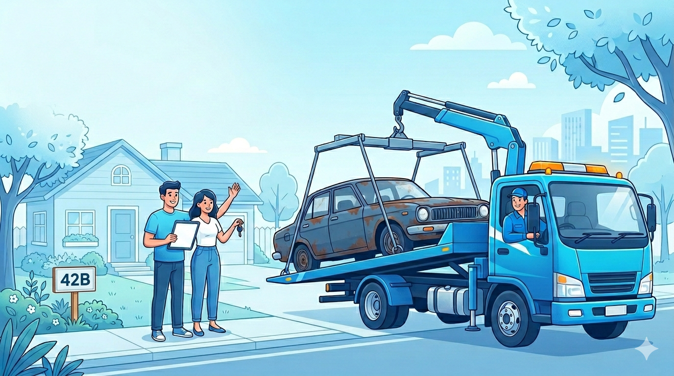 Scrap Vehicle Pickup: The Easy Way to Dispose of Your Old Car